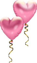 Balloons - Pink Hearts