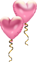 Balloons - Pink Hearts