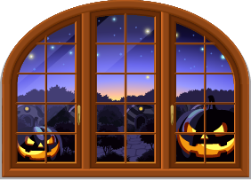 Halloween Window 2