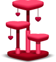 Hearts Cat Tower