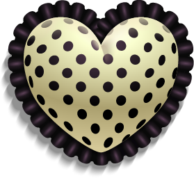 Pillow - Dots Heart