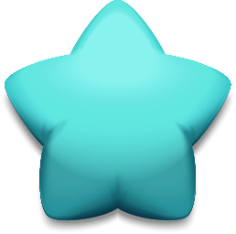 Pillow - Turquoise Star
