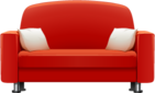 Modern Red Sofa